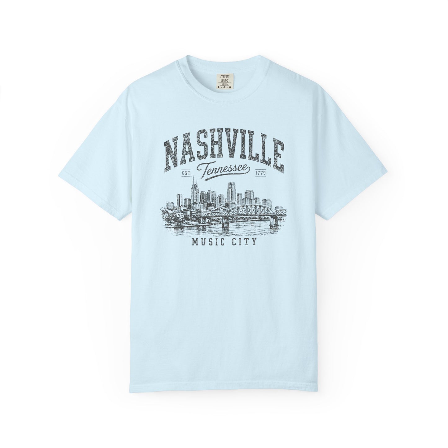 Nashville Tennessee Vintage Graphic T-Shirt | Music City Heritage Tee
