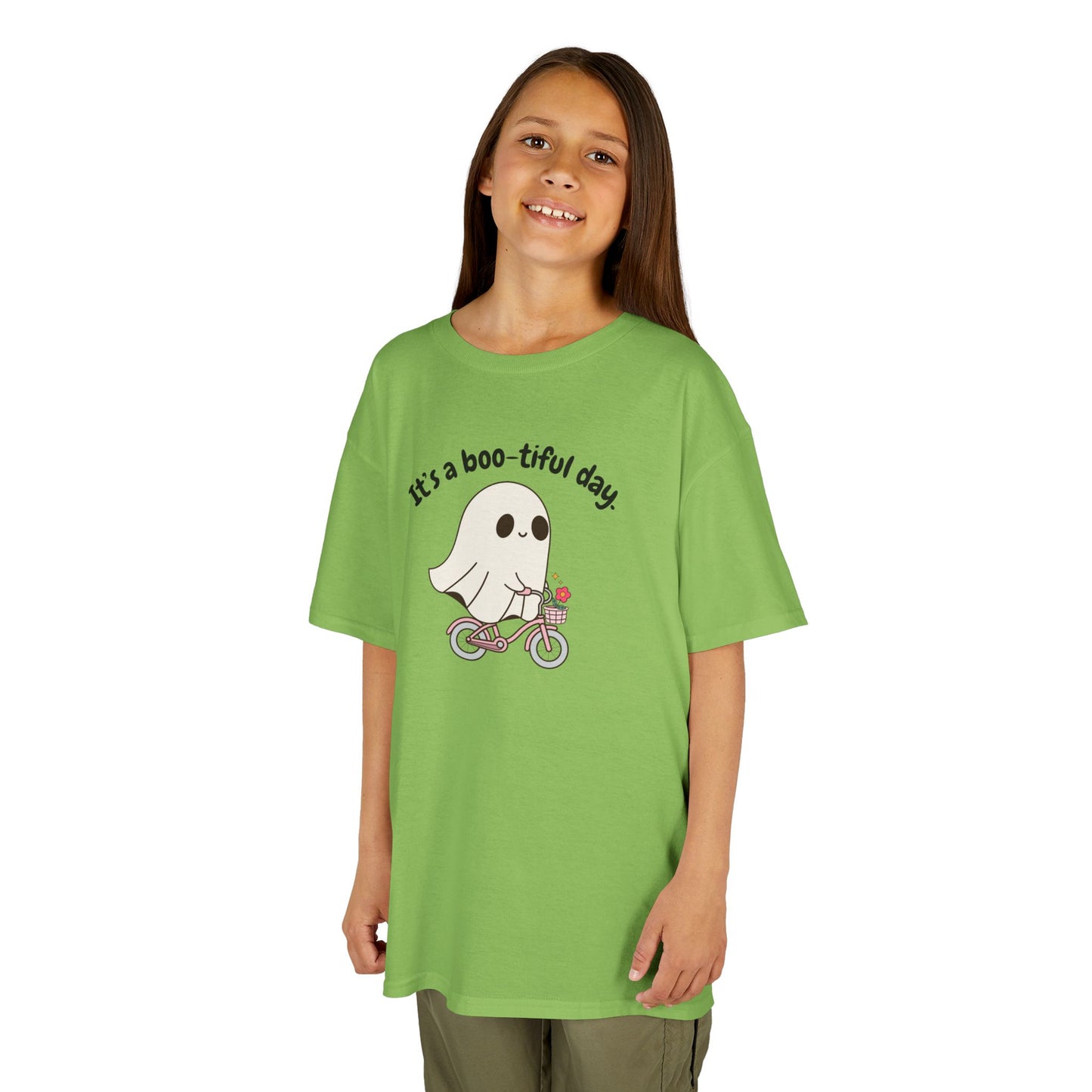 It’s a Boo-tiful Day Ghost Kids Halloween T-Shirt