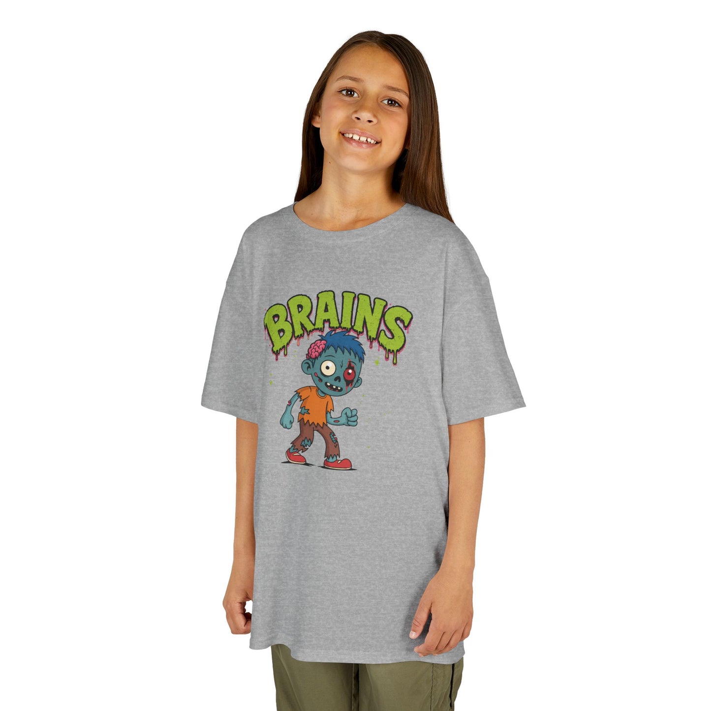 Brains Zombie Kids Halloween T-Shirt