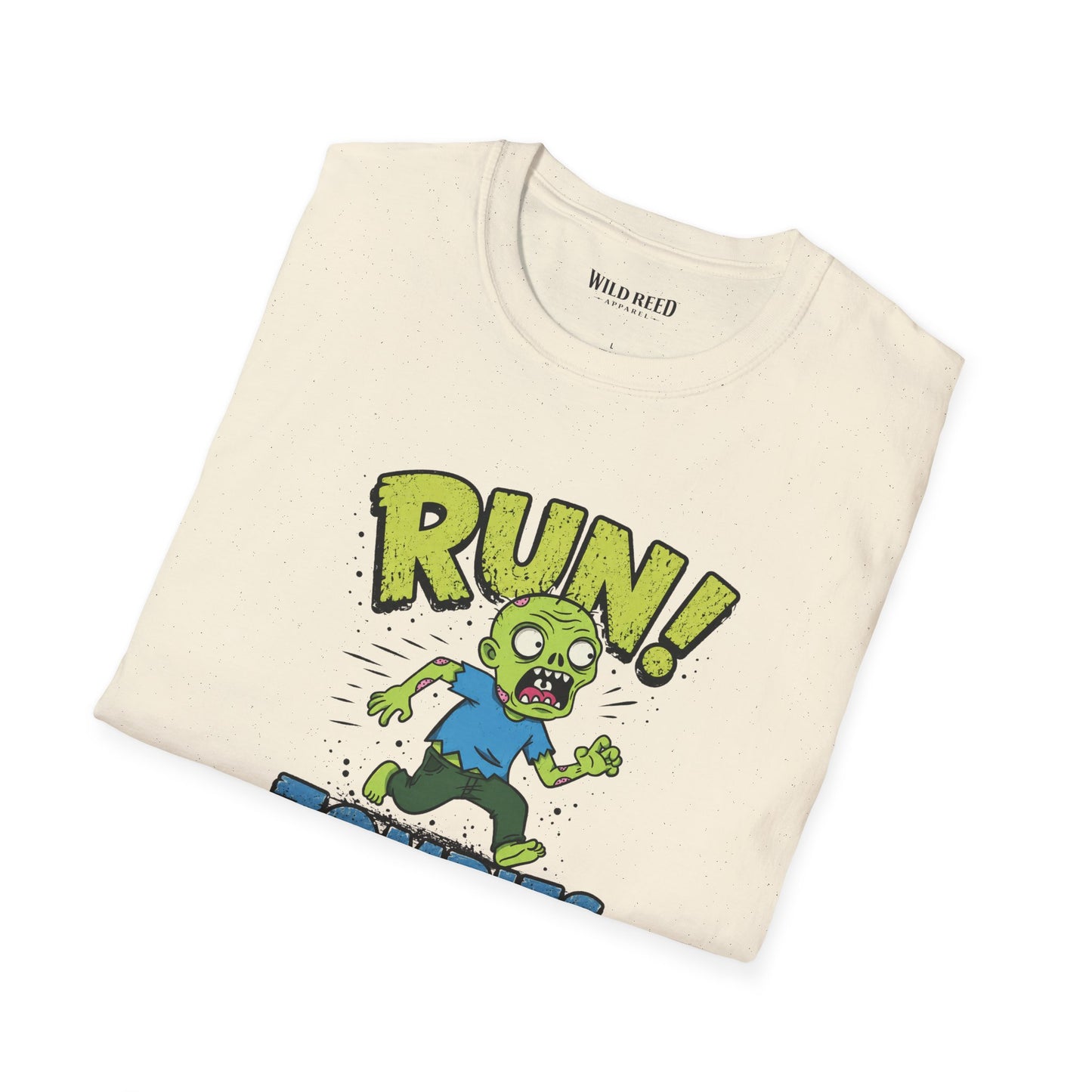 Run! Zombies Are Coming Funny Zombie Graphic Tee