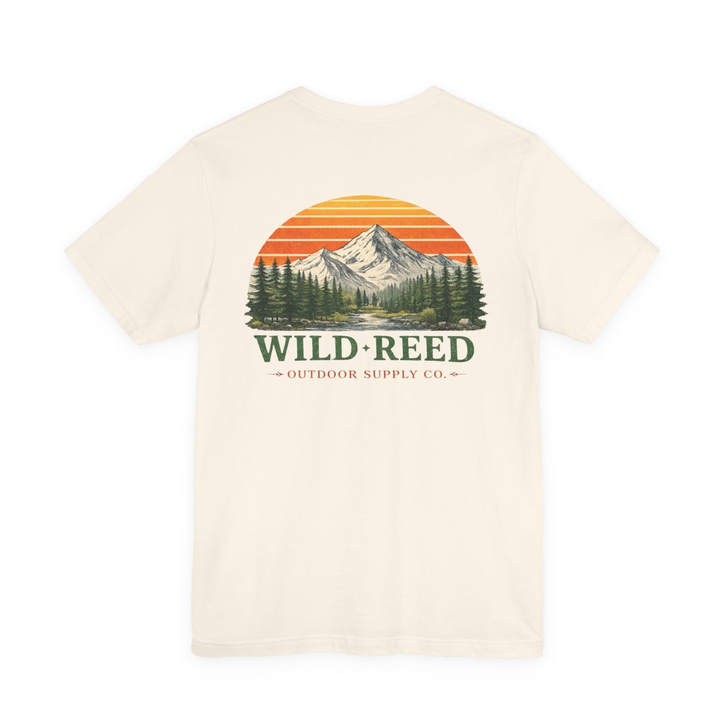 Mountain Sunset Tee — "Wild Reed" Outdoor Graphic T-Shirt