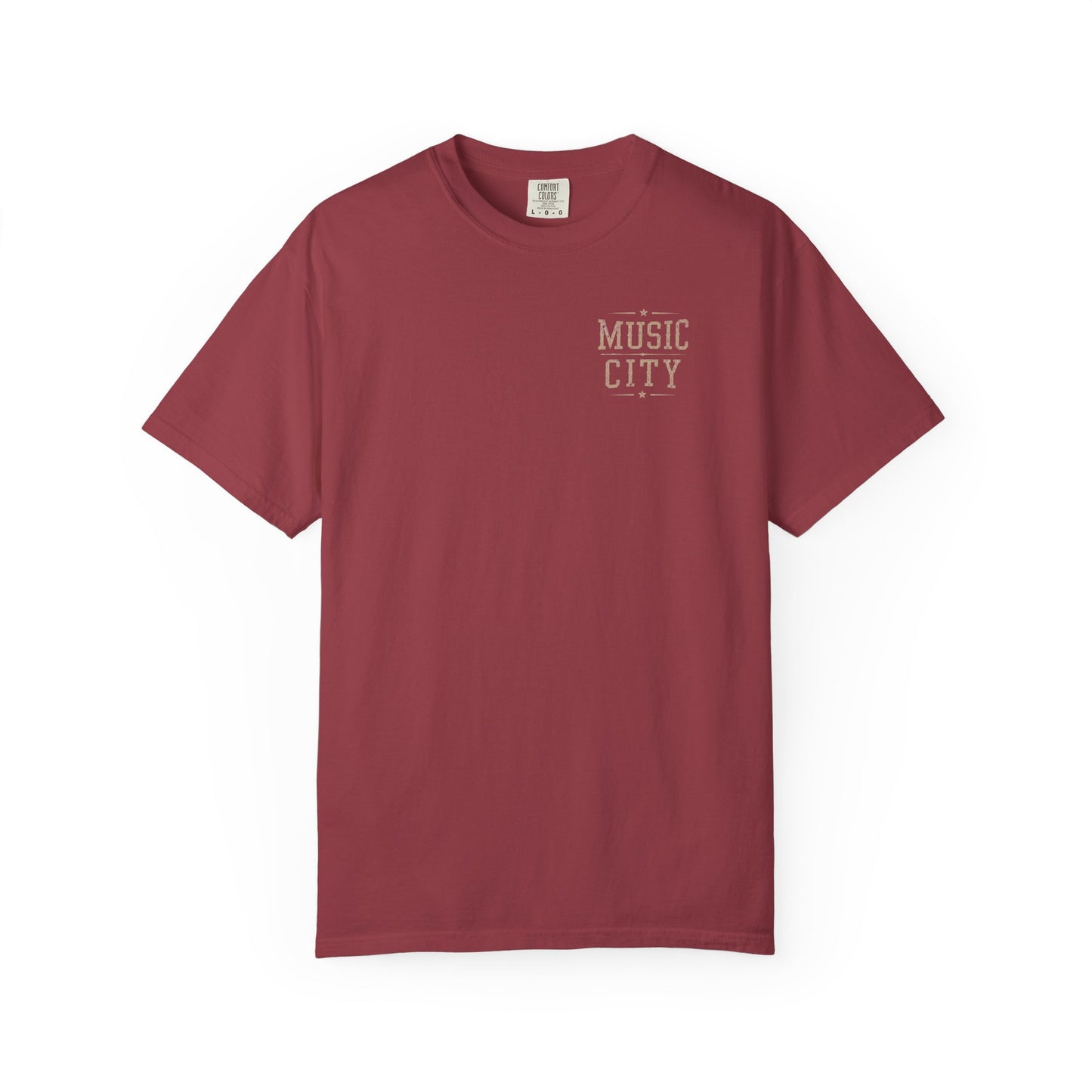 Nashville Guitar Graphic Tee | Vintage Country Music Shirt