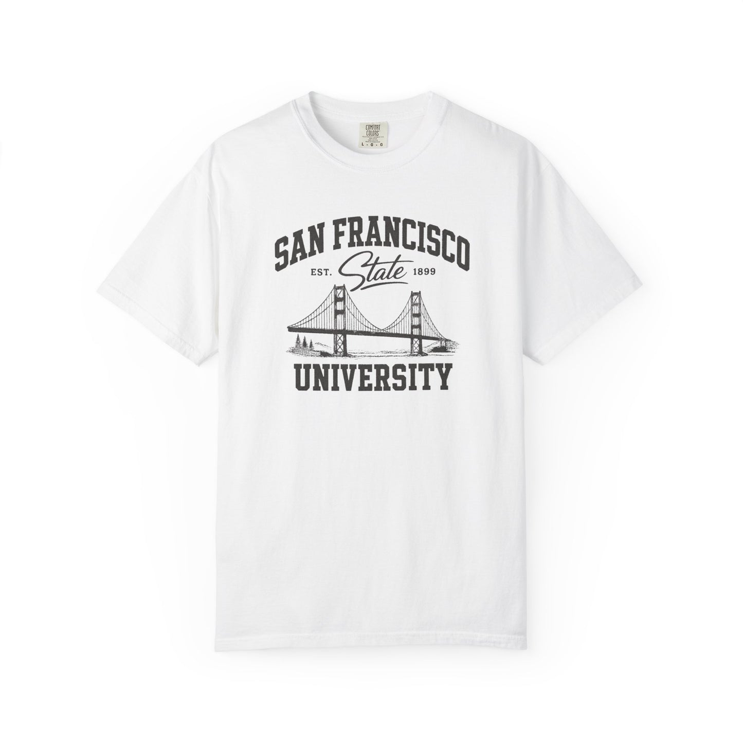 San Francisco State University Vintage Bridge Tee | Collegiate Graphic Shirt
