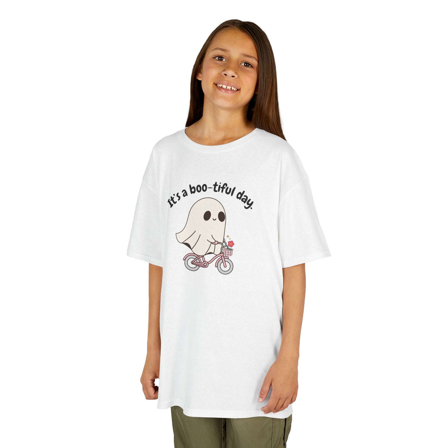 It’s a Boo-tiful Day Ghost Kids Halloween T-Shirt