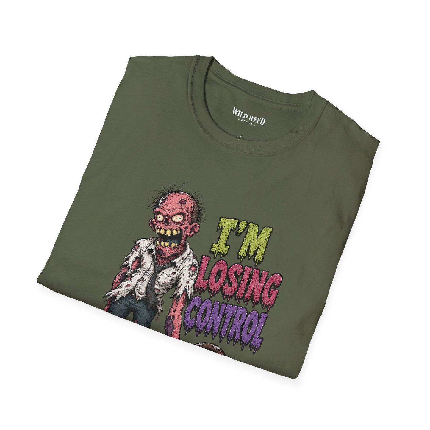 I’m Losing Control Funny Zombie Graphic Tee