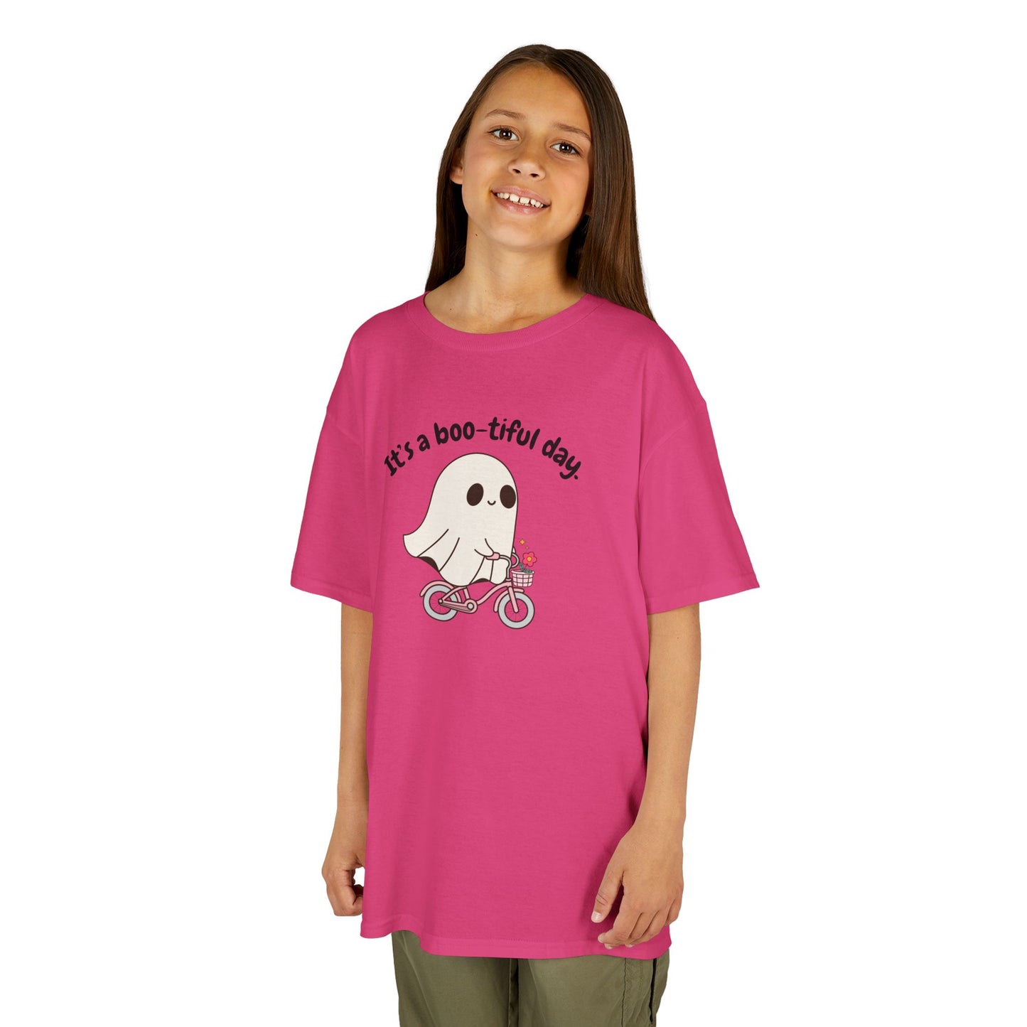 It’s a Boo-tiful Day Ghost Kids Halloween T-Shirt