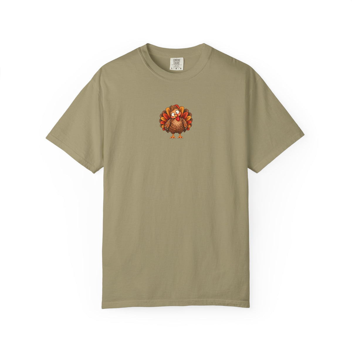 Cute Turkey Thanksgiving Tee | Comfort Colors 1717