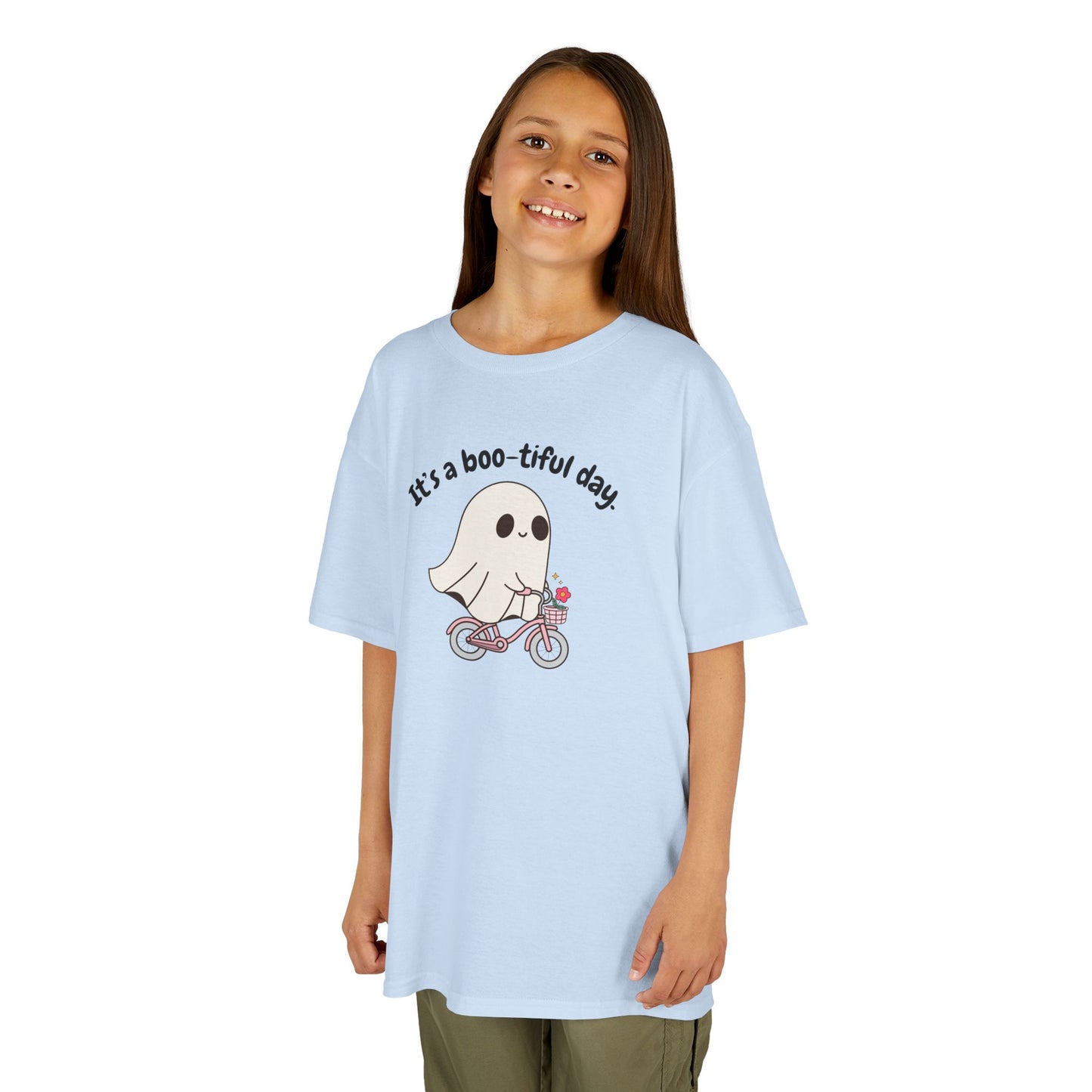 It’s a Boo-tiful Day Ghost Kids Halloween T-Shirt