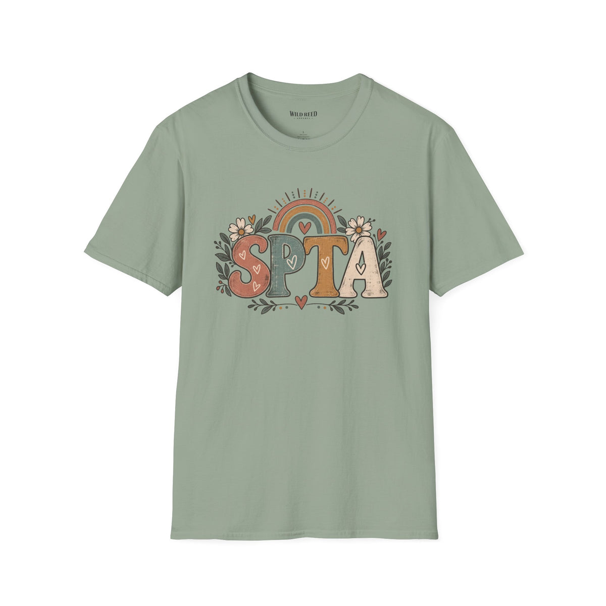 SPTA Boho Graphic Tee | School Support Staff Shirt