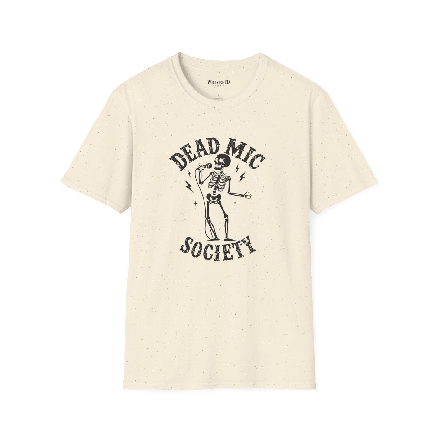 Dead Mic Society Skeleton Halloween T-Shirt