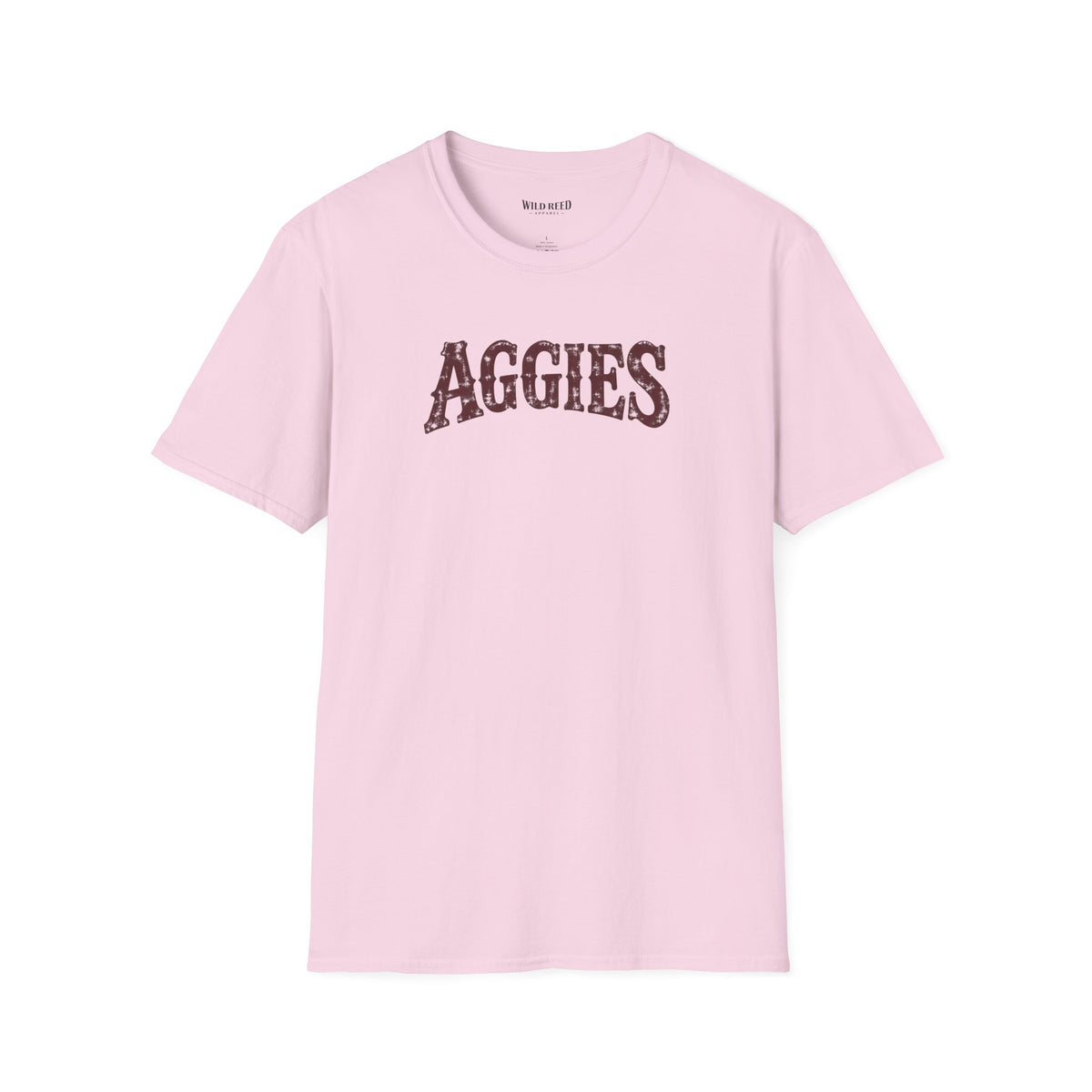 Aggies Vintage Collegiate Graphic Tee | Maroon Game Day Shirt