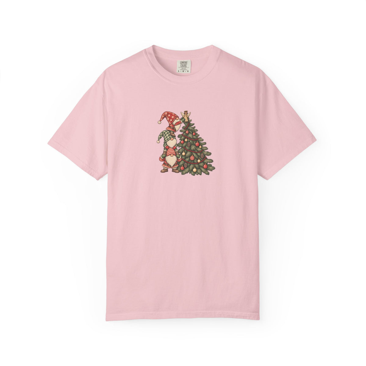 Christmas Gnome Graphic Tee | Cute Holiday Comfort Colors Shirt