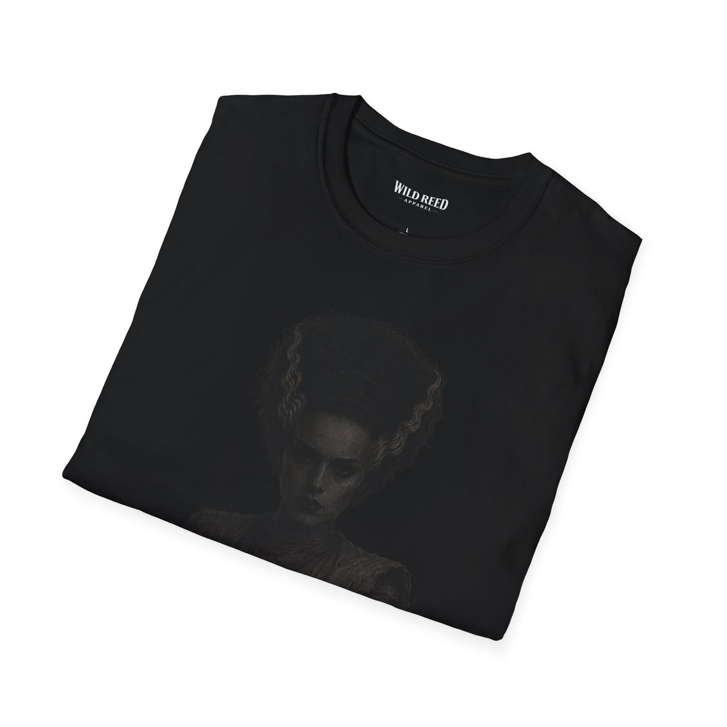 Gothic Bride Stealth Black-on-Black Graphic Tee