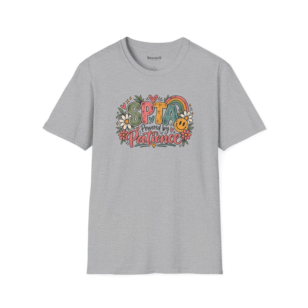 SPTA Powered by Patience Graphic Tee | School Support Staff Shirt
