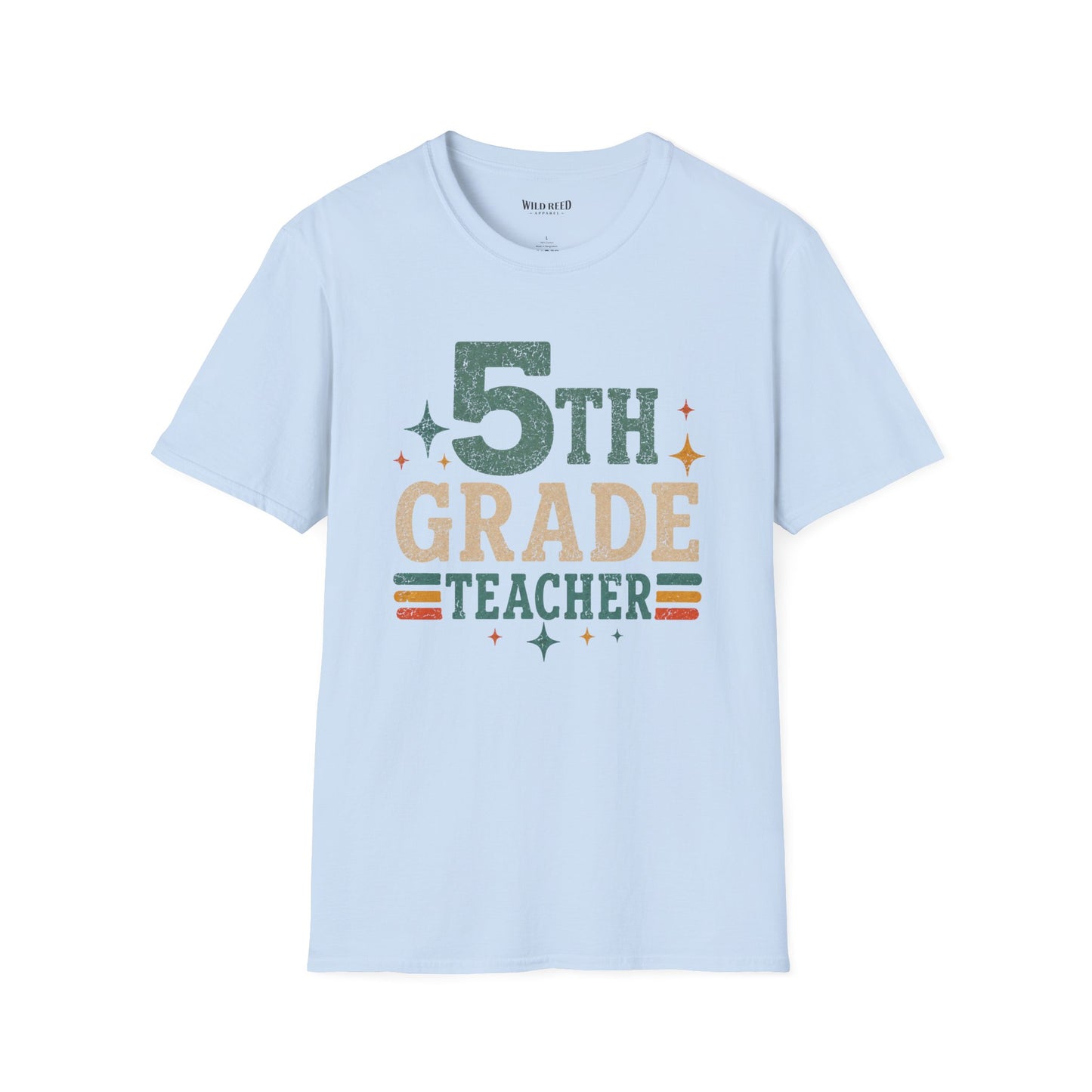 5th Grade Teacher Shirt, Retro Teacher Tee, Fifth Grade Shirt, Back to School Shirt, Teacher Gift, Classroom Shirt, Educator Tee