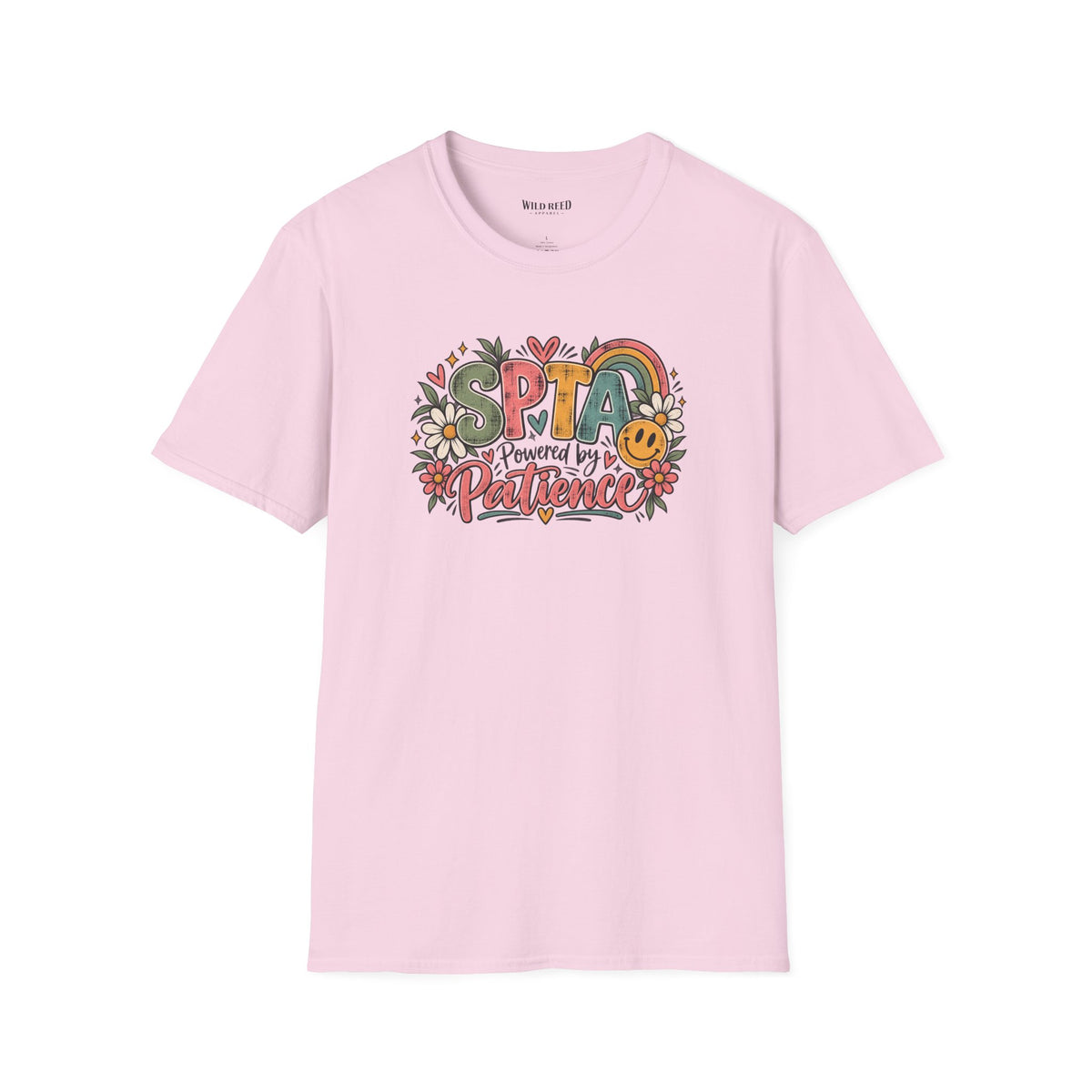 SPTA Powered by Patience Graphic Tee | School Support Staff Shirt