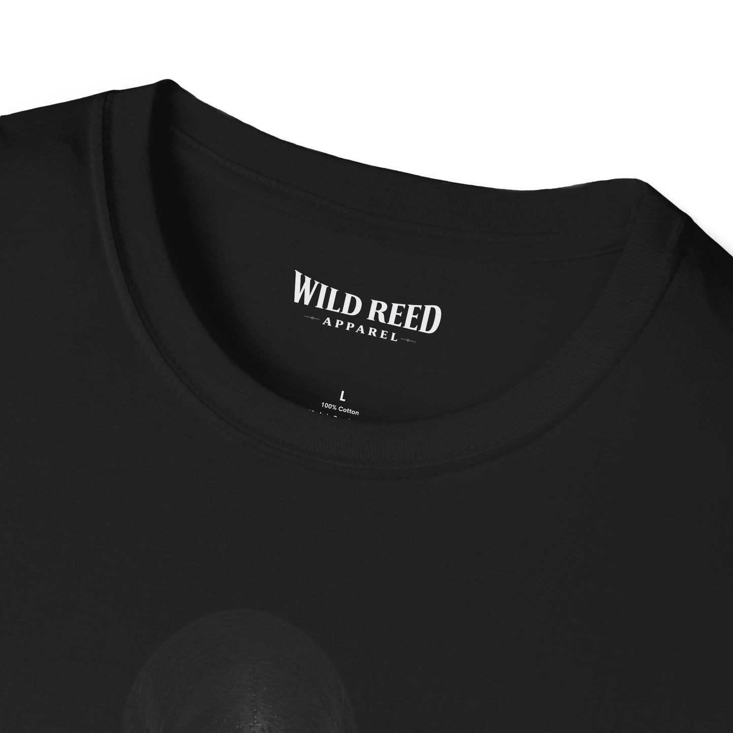 Alien Heart Hands Stealth Black-on-Black Graphic Tee