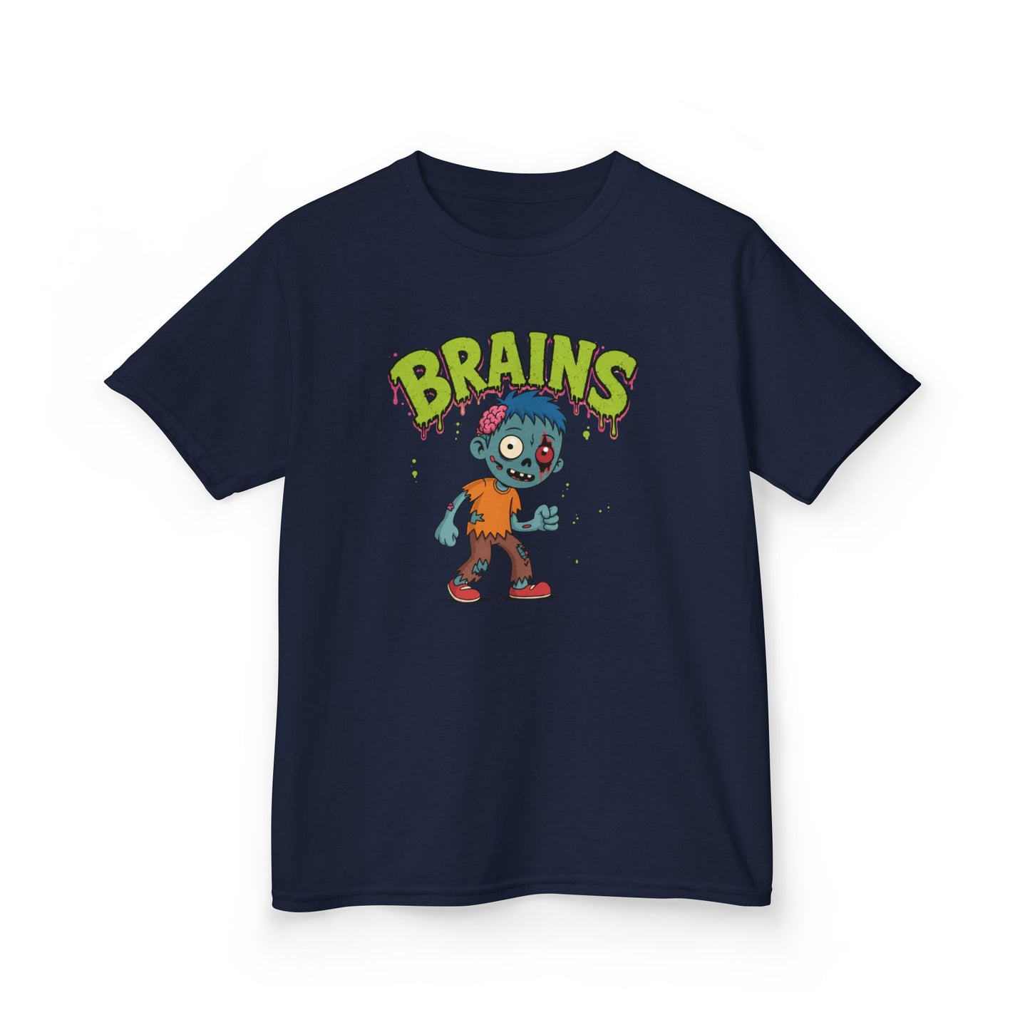 Brains Zombie Kids Halloween T-Shirt