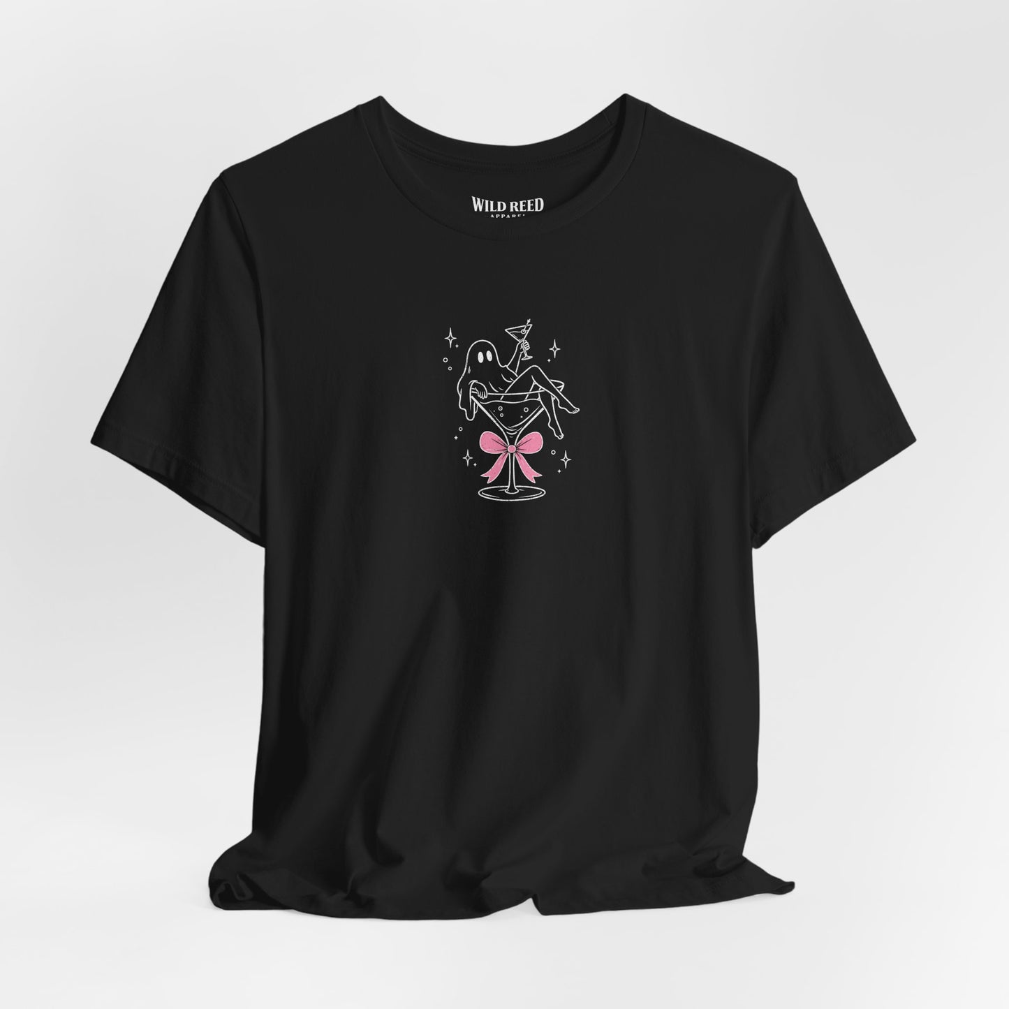 Martini Ghost T-Shirt – Cute Halloween Cocktail Graphic Tee