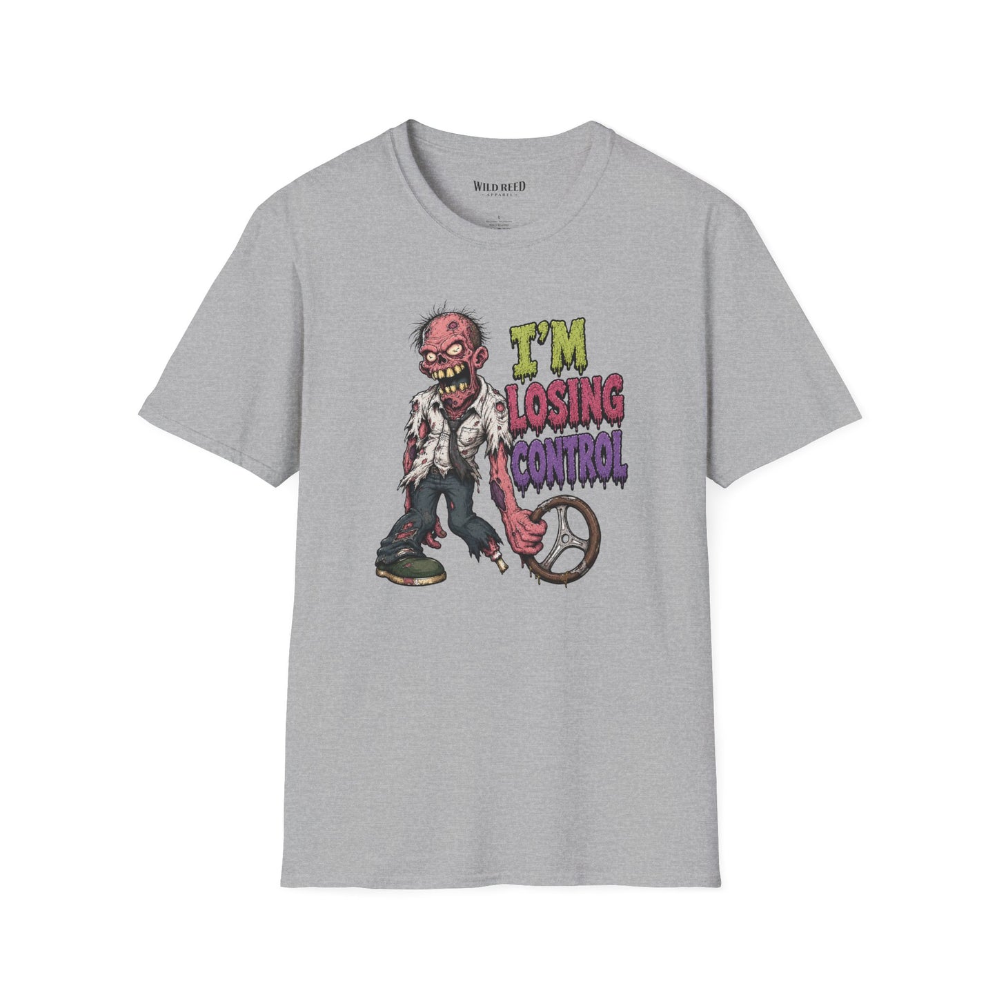 I’m Losing Control Funny Zombie Graphic Tee