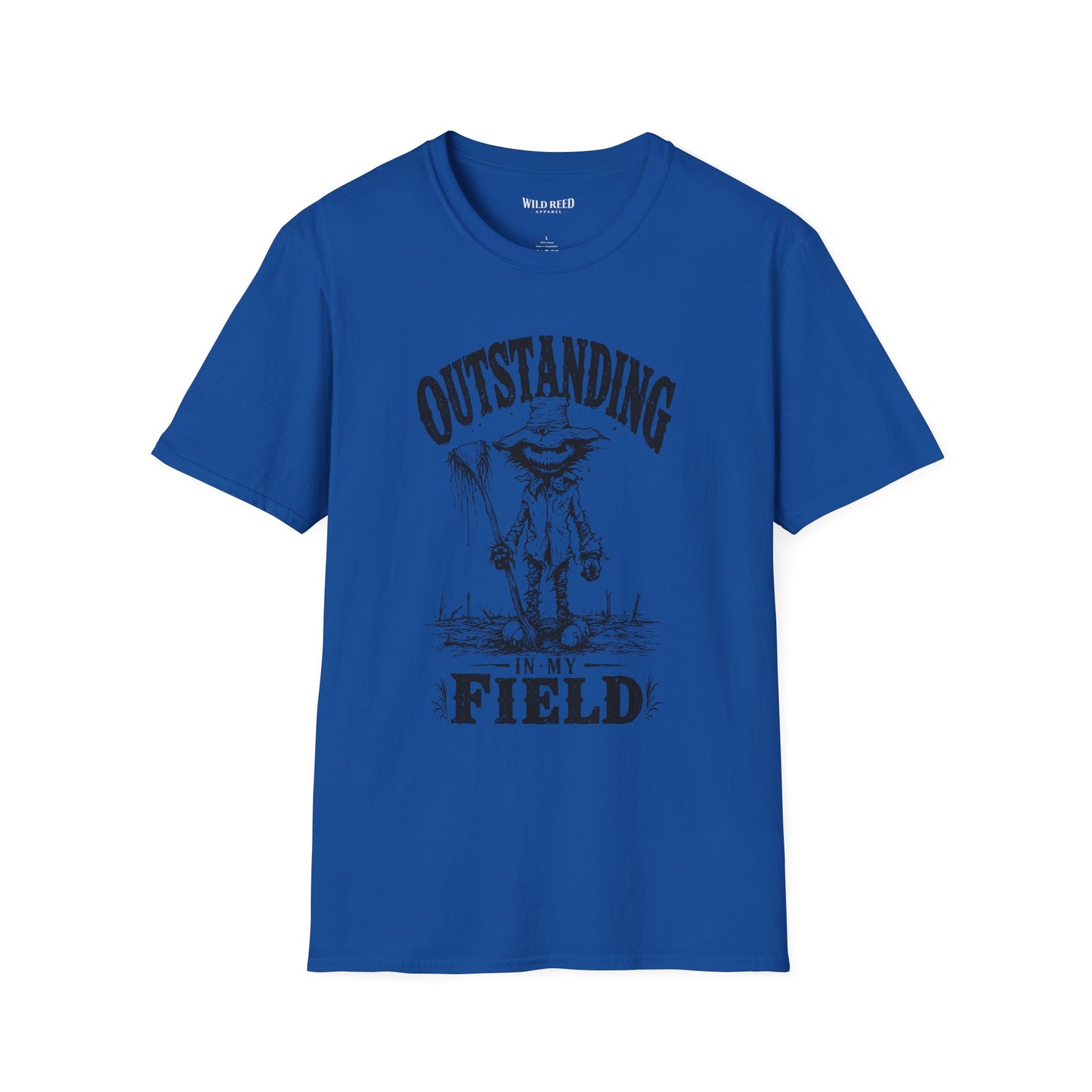 Outstanding in My Field Scarecrow Halloween T-Shirt