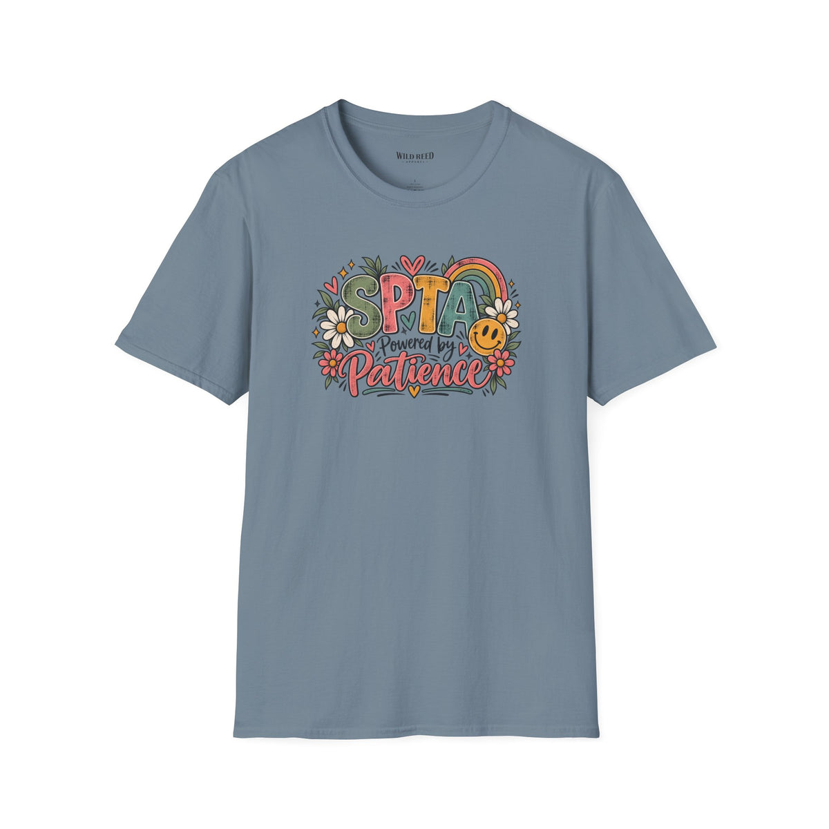 SPTA Powered by Patience Graphic Tee | School Support Staff Shirt