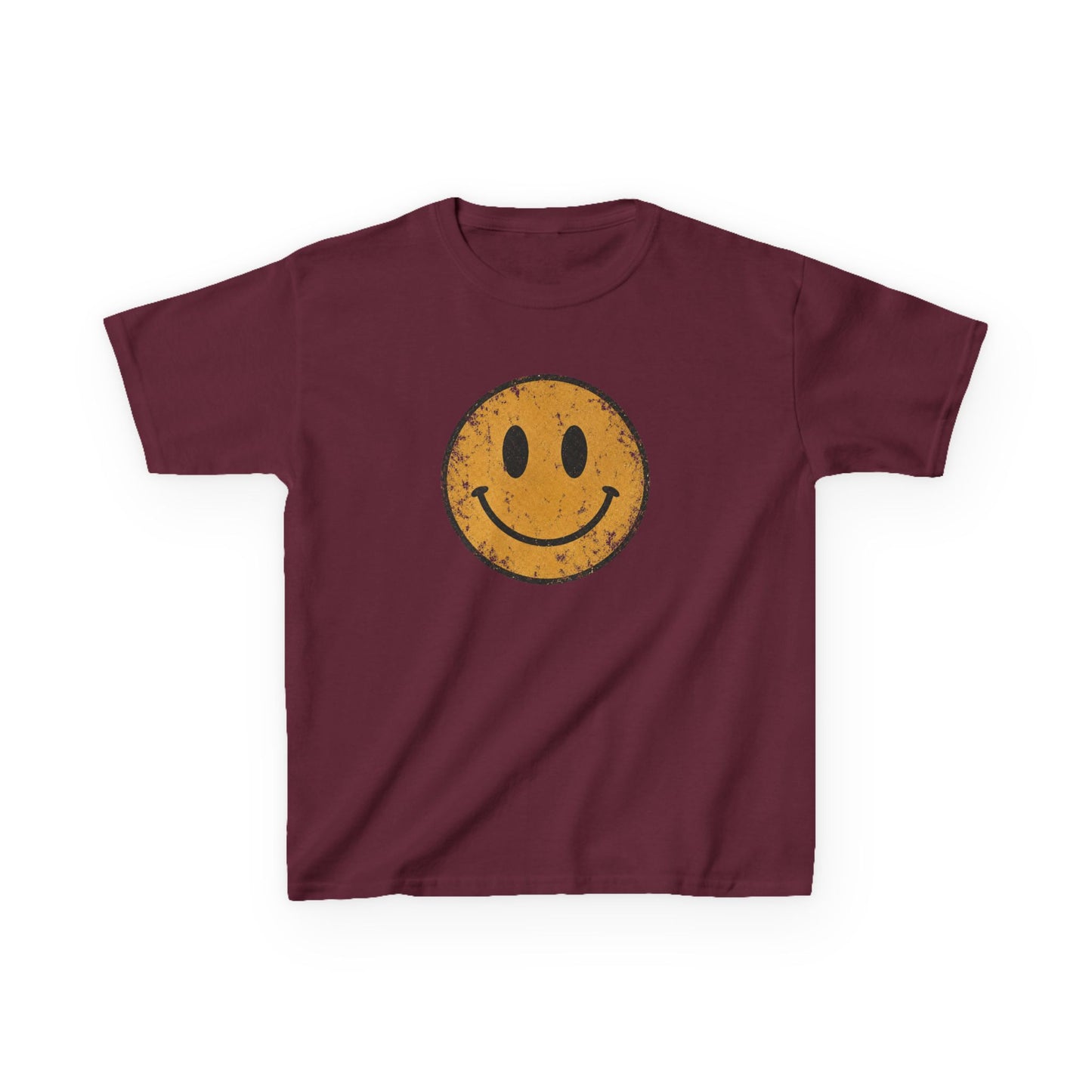 Vintage Smiley Face Kids T-Shirt | Retro Happy Face Toddler & Youth Graphic Tee