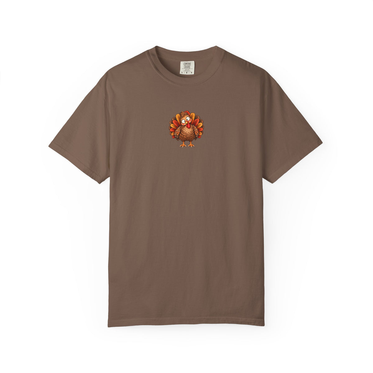 Cute Turkey Thanksgiving Tee | Comfort Colors 1717