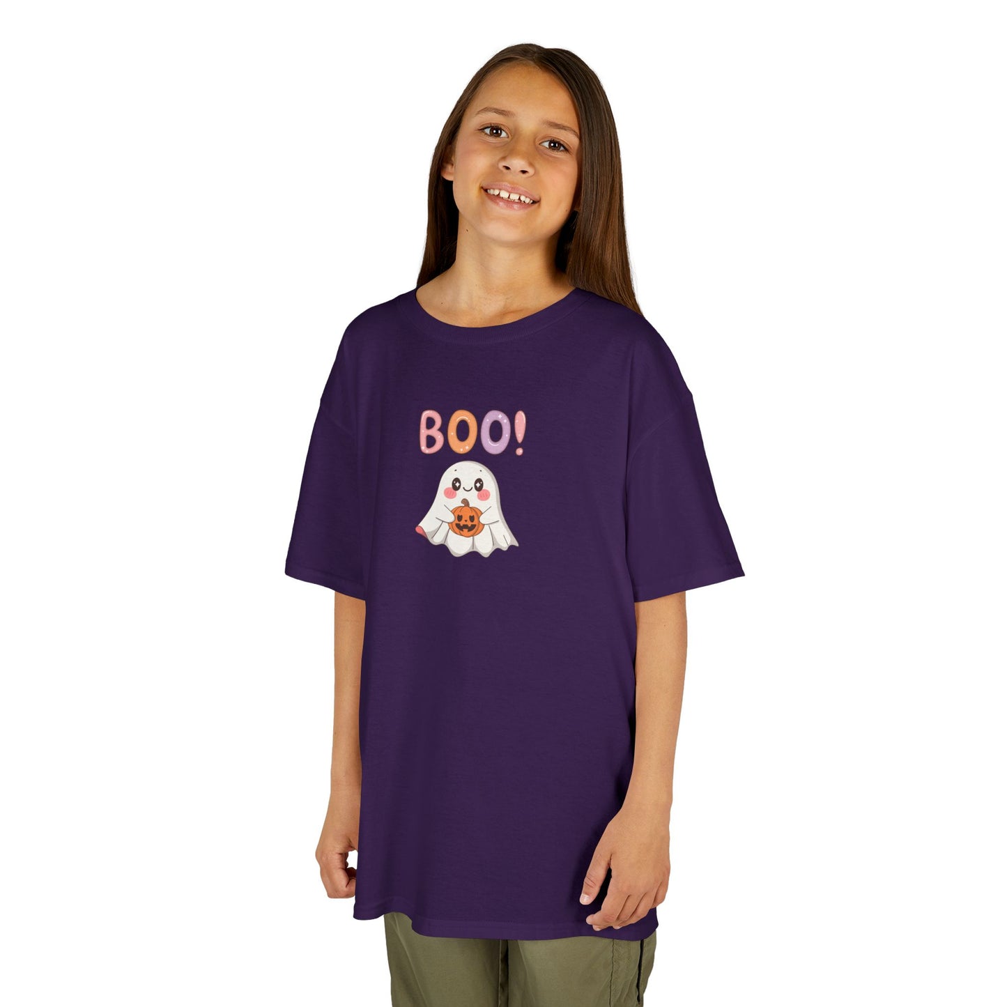 BOO Ghost Kids Halloween T-Shirt