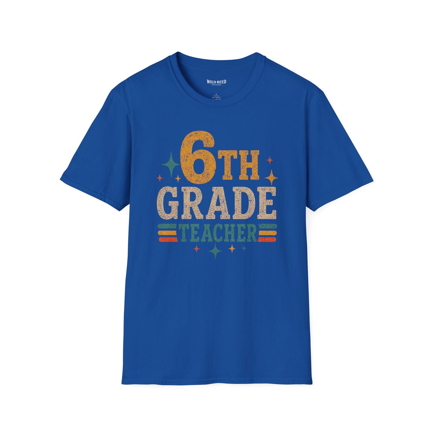 6th Grade Teacher Shirt, Retro Teacher Tee, Sixth Grade Shirt, Back to School Shirt, Teacher Gift, Classroom Shirt, Educator Tee