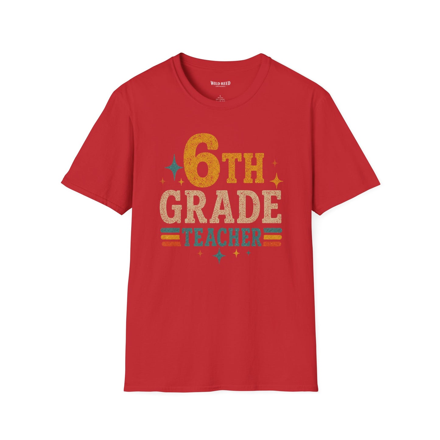 6th Grade Teacher Shirt, Retro Teacher Tee, Sixth Grade Shirt, Back to School Shirt, Teacher Gift, Classroom Shirt, Educator Tee