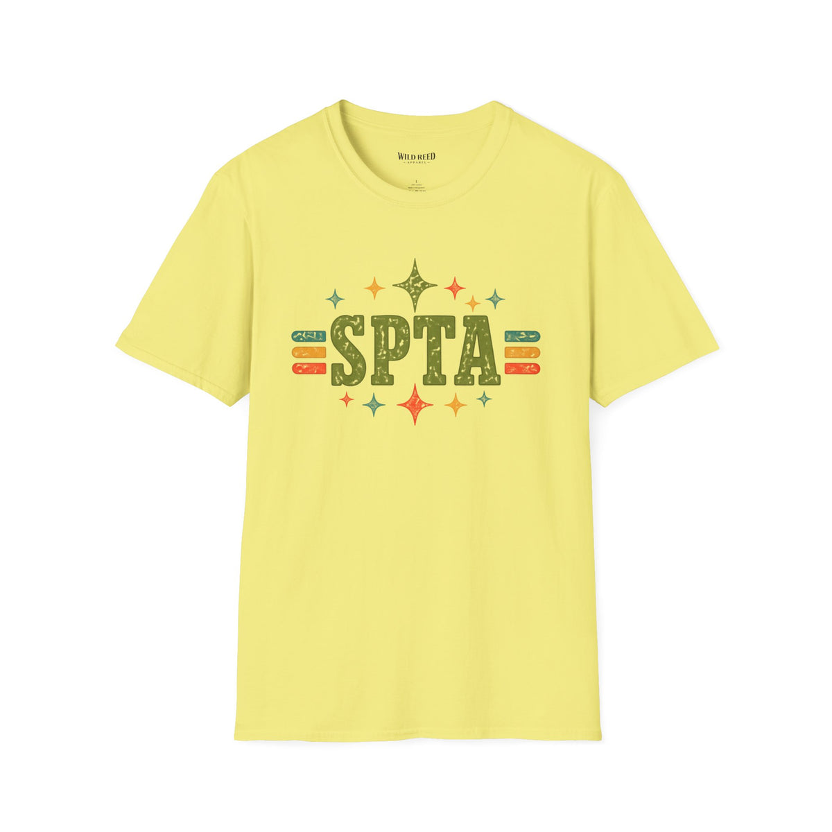 SPTA Retro Collegiate Graphic Tee | School Support Staff Shirt