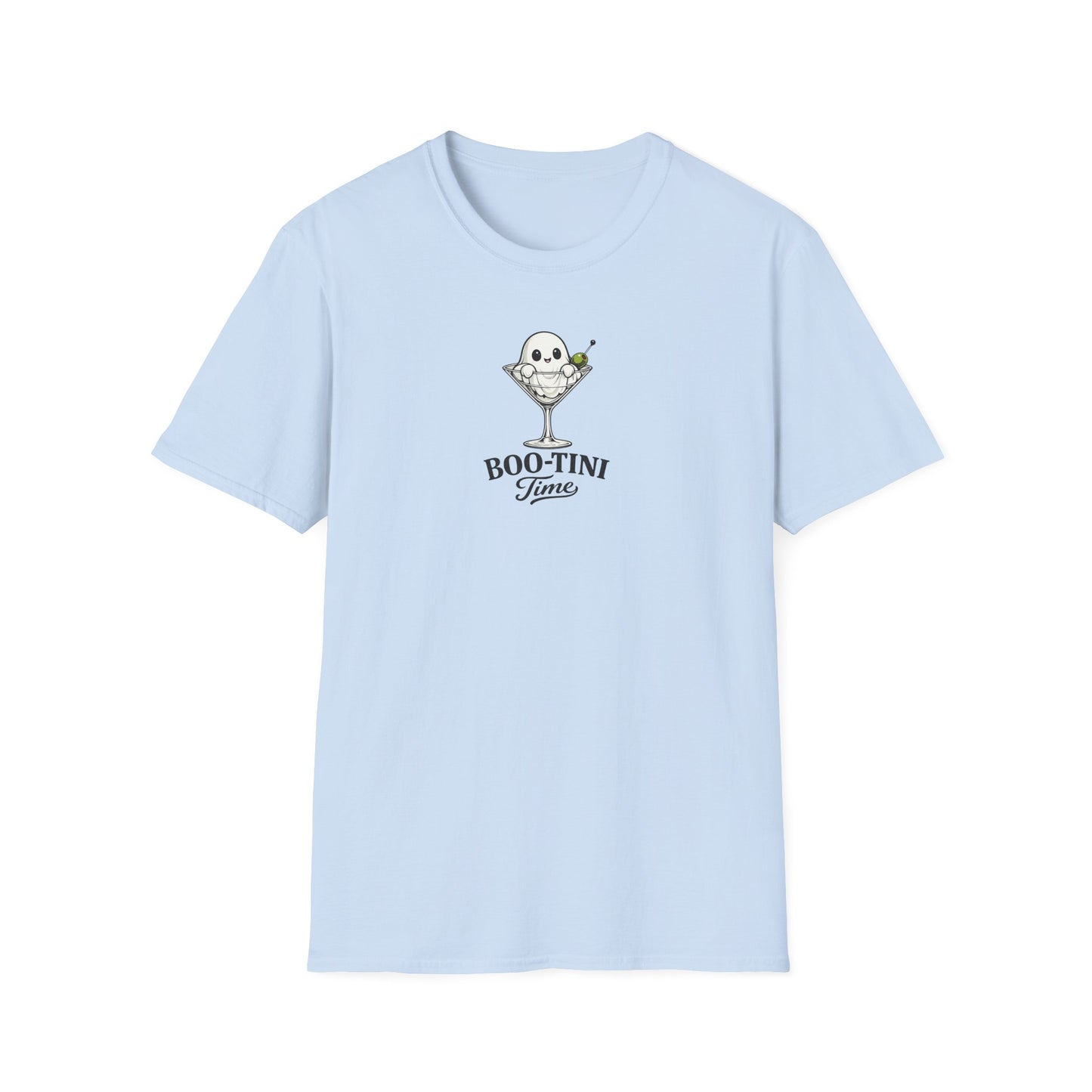 Boo-Tini Time Cute Ghost Martini Halloween T-Shirt