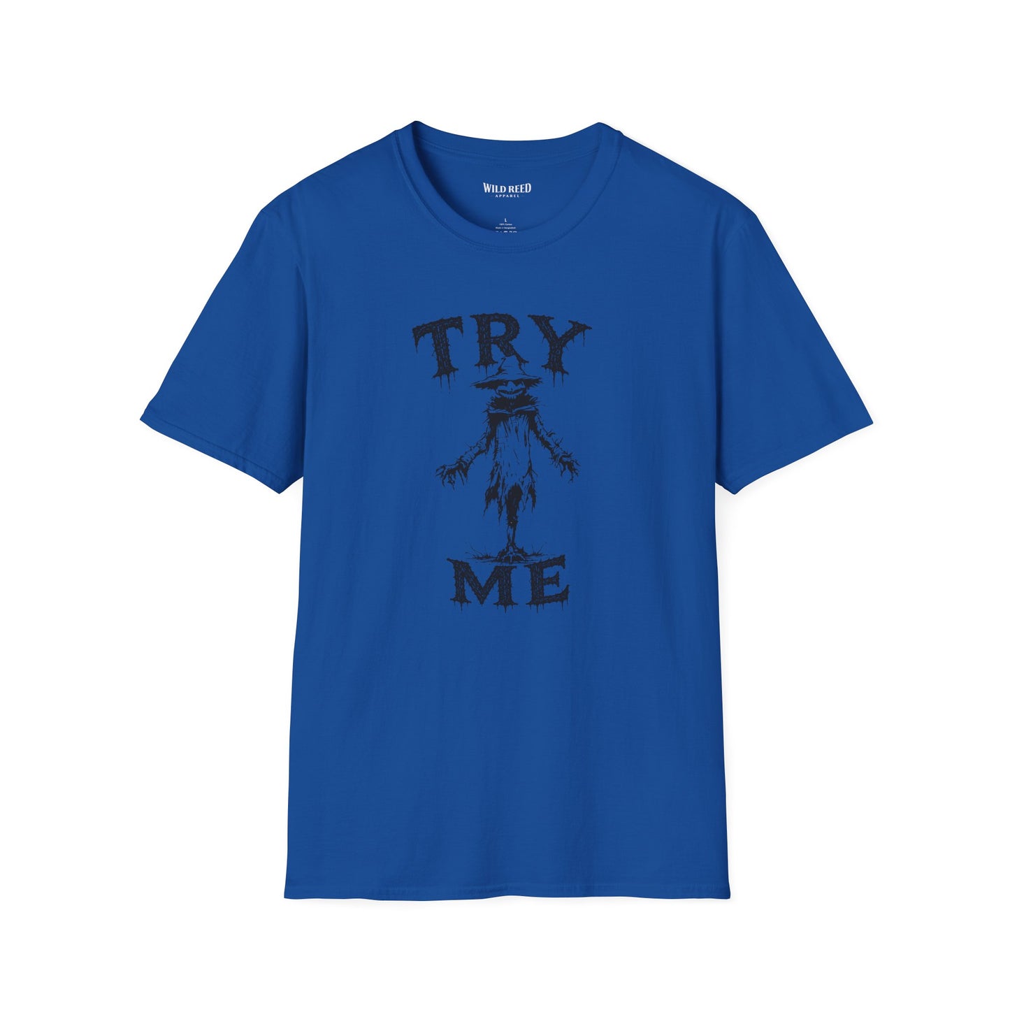 Try Me Creepy Scarecrow Halloween T-Shirt