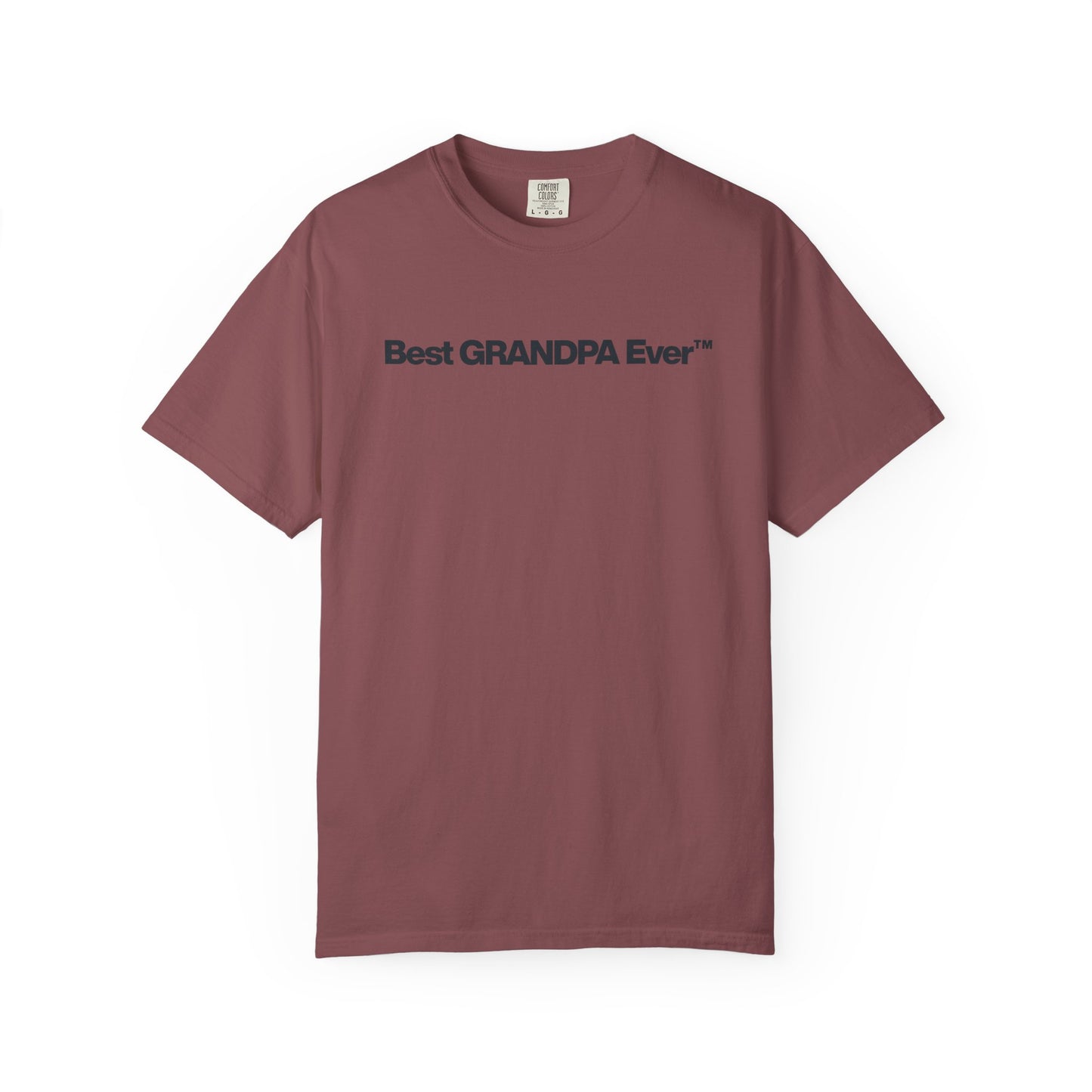 Best Grandpa Ever™ Shirt, Minimalist Grandpa Graphic Tee, Father’s Day Gift for Grandpa, Vintage Comfort Colors Shirt