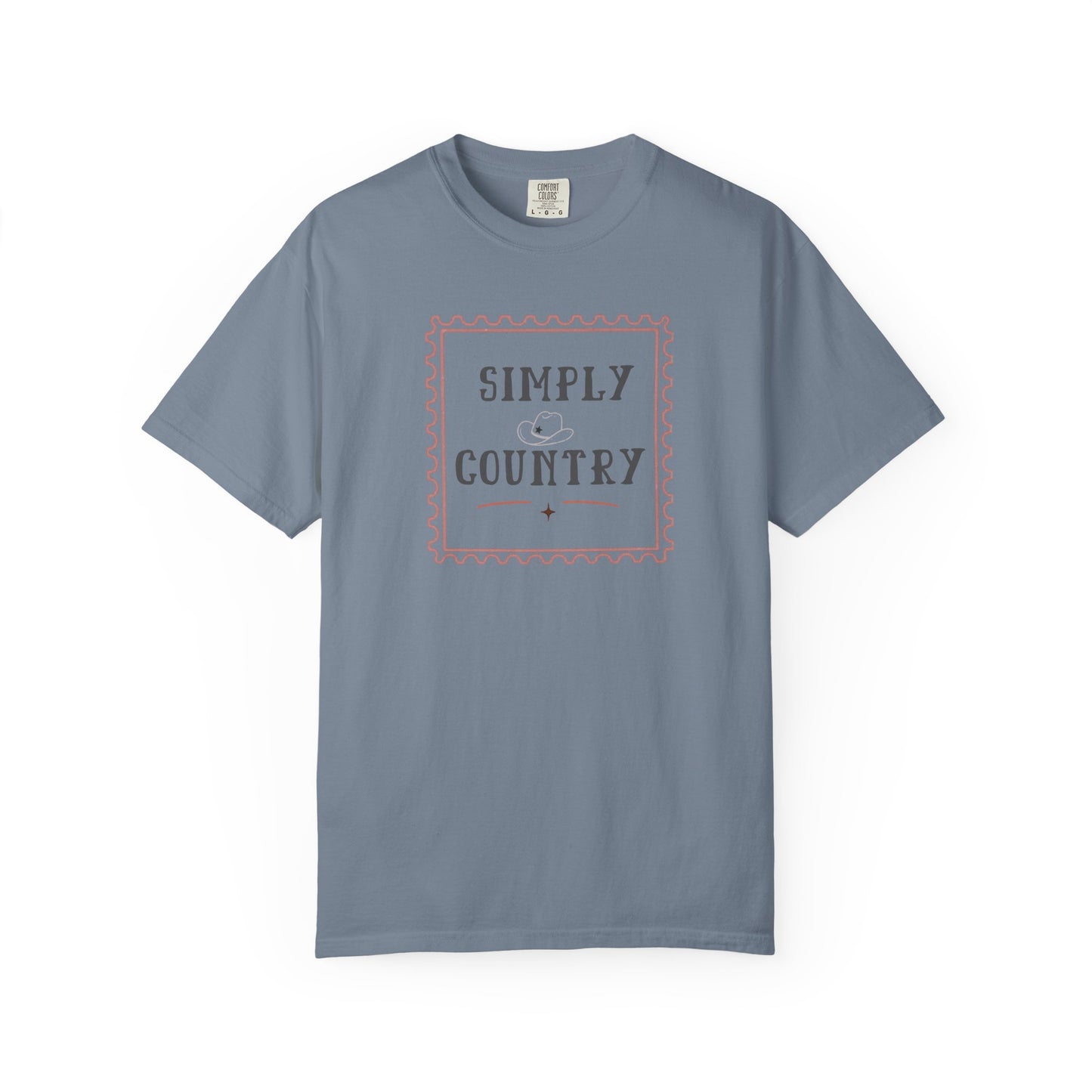 Simply Country Stamp Graphic Tee | Minimal Western Shirt | Wild Reed Apparel