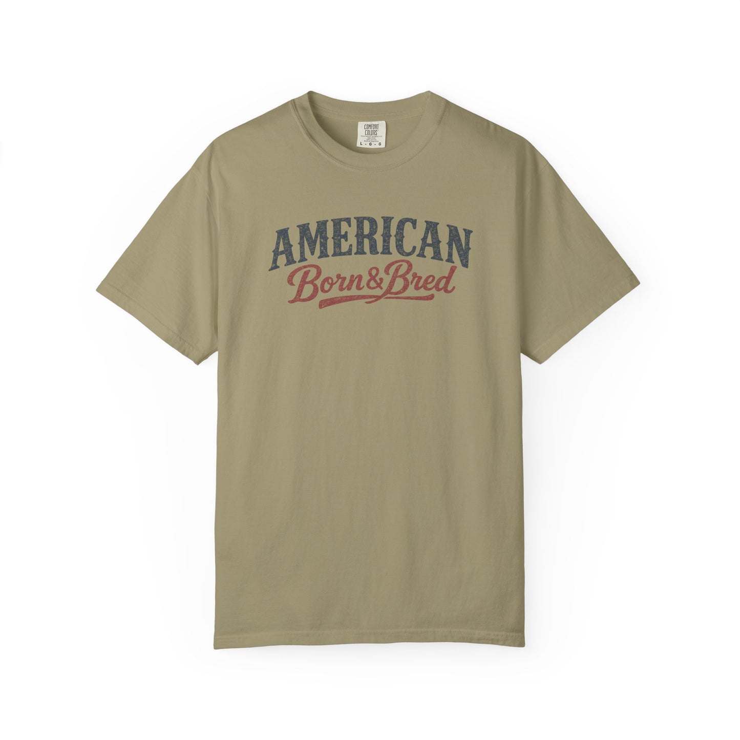 American Born & Bred Shirt, Patriotic Graphic Tee, Vintage Americana Shirt, Country Western Tee, USA Graphic Shirt