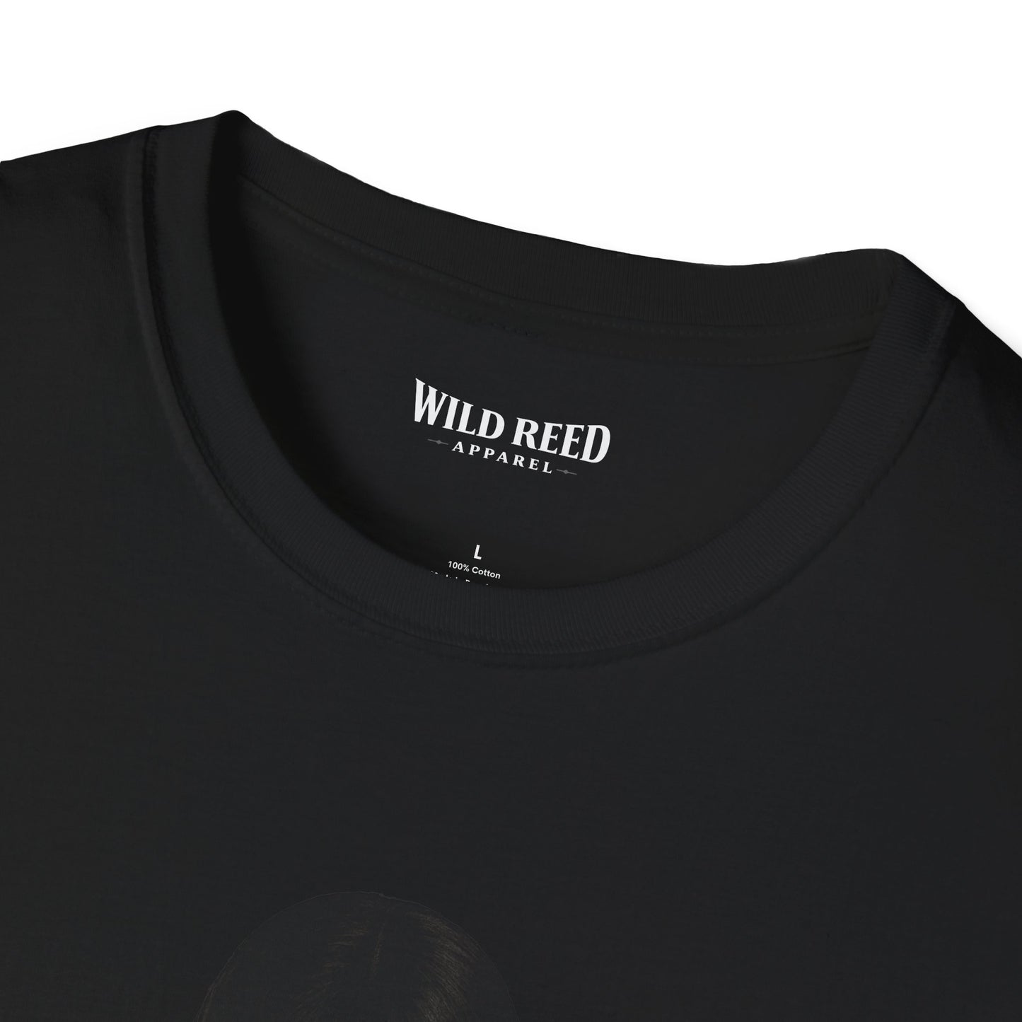 Gothic Girl Heart Hands Stealth Black-on-Black Graphic Tee