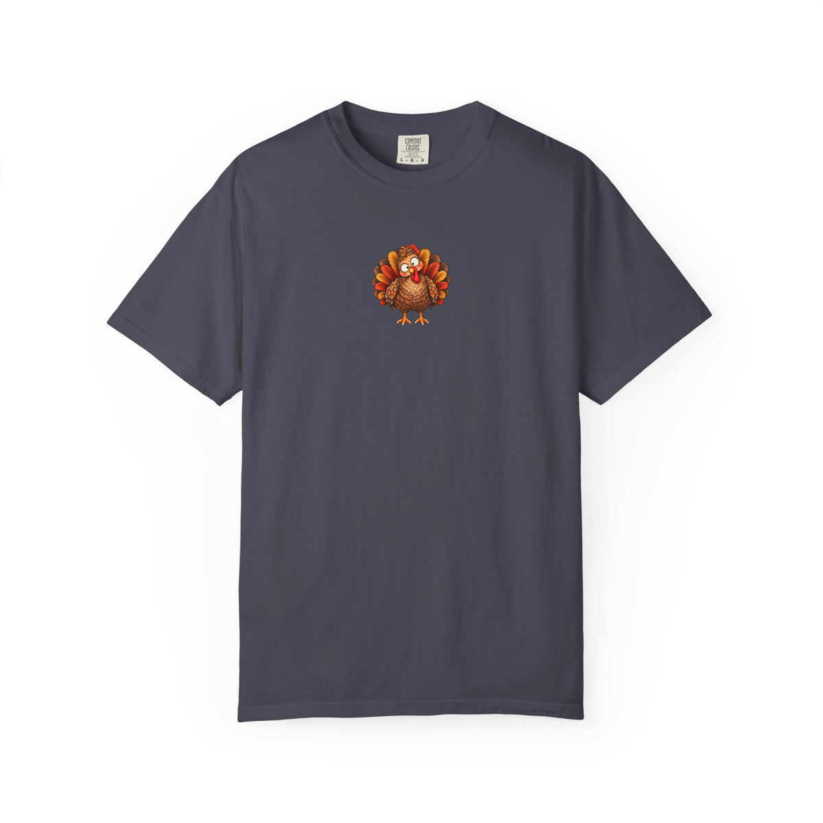 Cute Turkey Thanksgiving Tee | Comfort Colors 1717