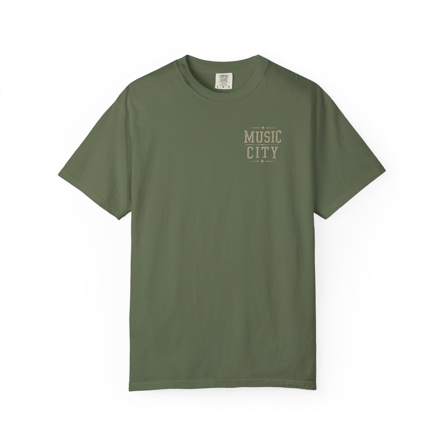 Nashville Guitar Graphic Tee | Vintage Country Music Shirt