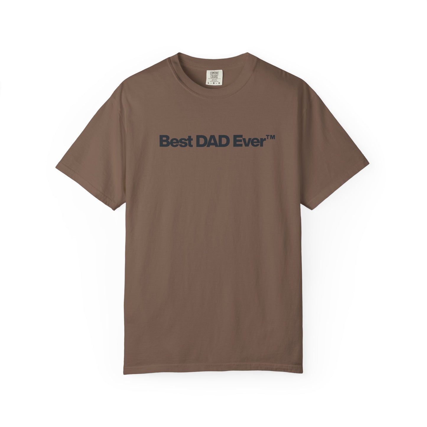 Best Dad Ever™ Shirt, Minimalist Dad Graphic Tee, Father’s Day Gift for Dad, Vintage Comfort Colors Shirt