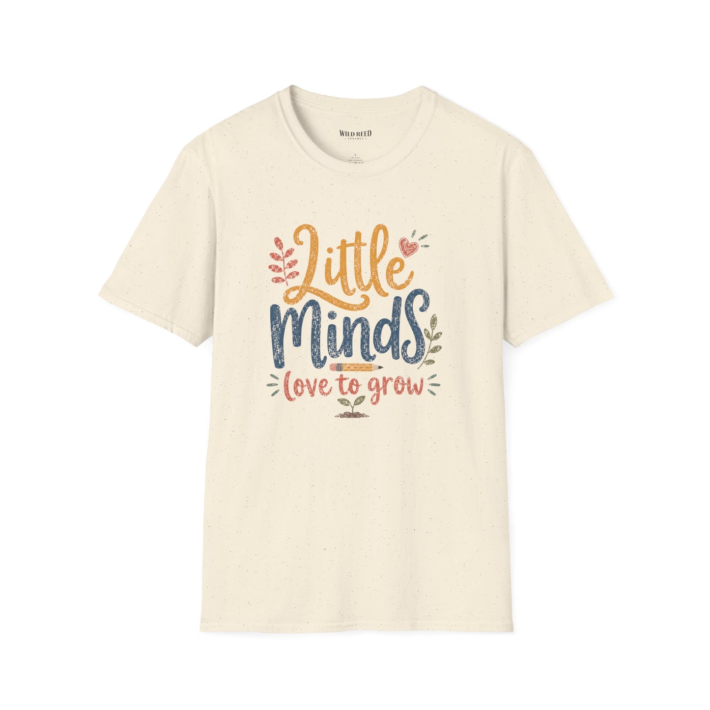 Little Minds Love to Grow Teacher Shirt | Preschool Teacher Tee | Back to School Graphic T-Shirt