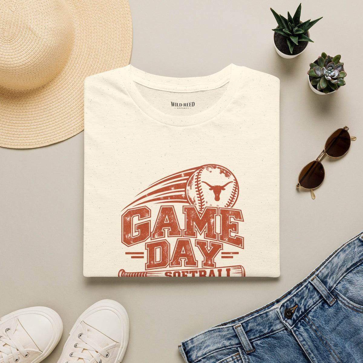 Texas Softball Game Day Softball T-Shirt