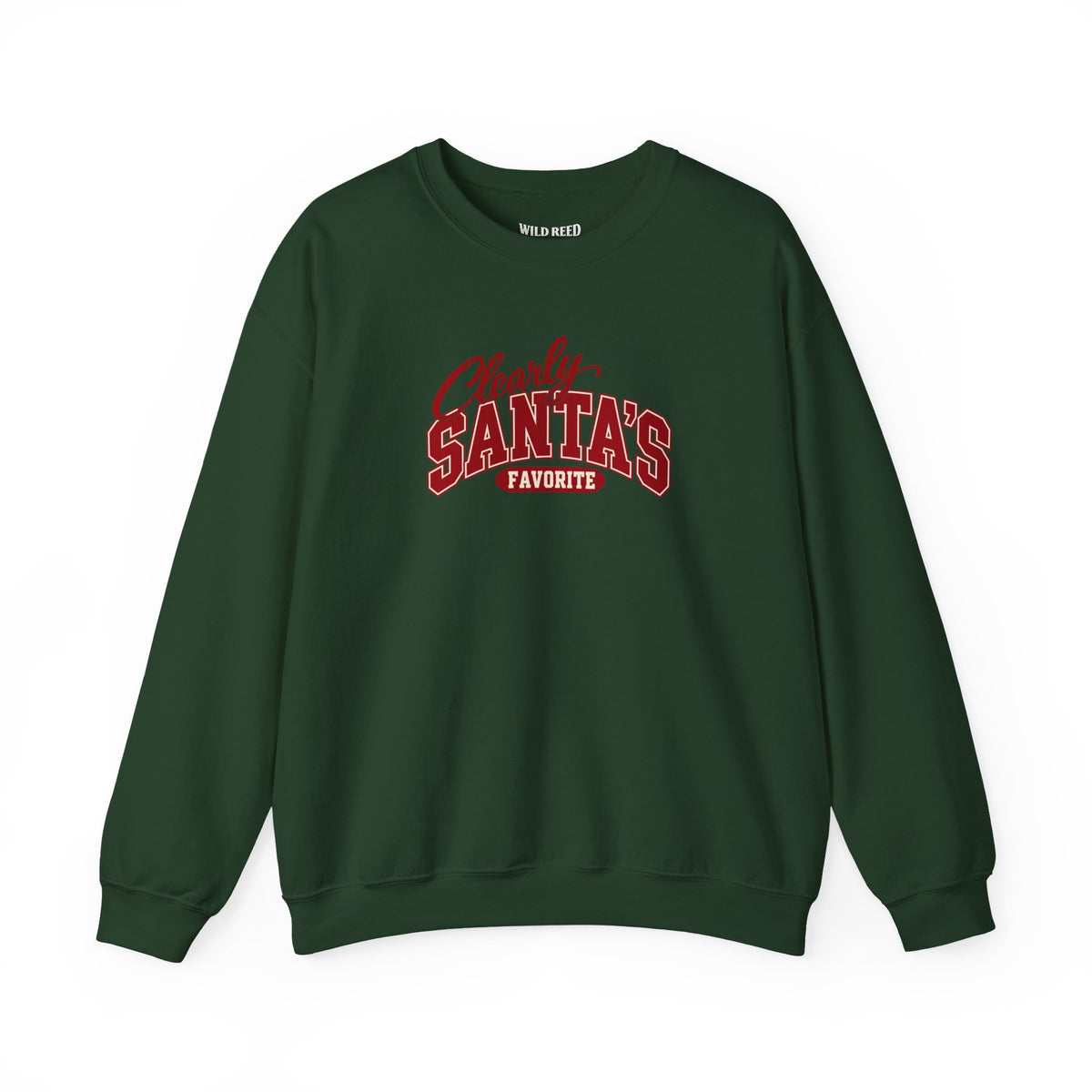 Clearly Santa’s Favorite Sweatshirt | Funny Christmas Crewneck