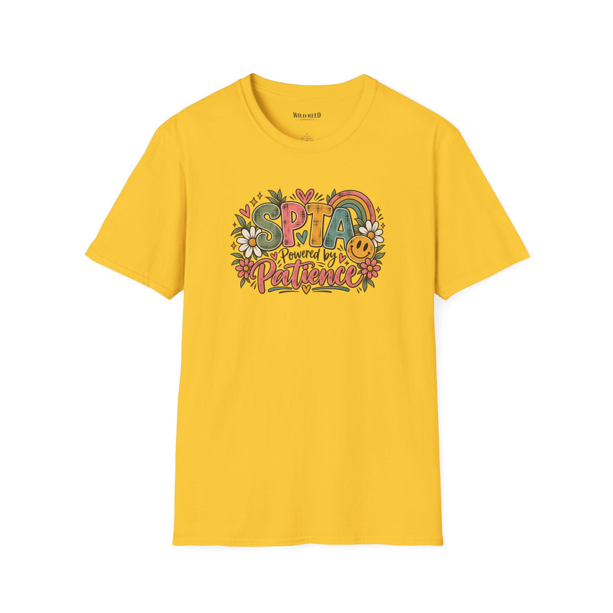 SPTA Powered by Patience Graphic Tee | School Support Staff Shirt