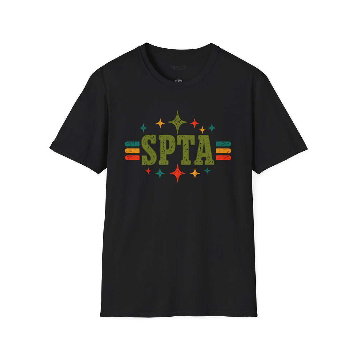 SPTA Retro Collegiate Graphic Tee | School Support Staff Shirt