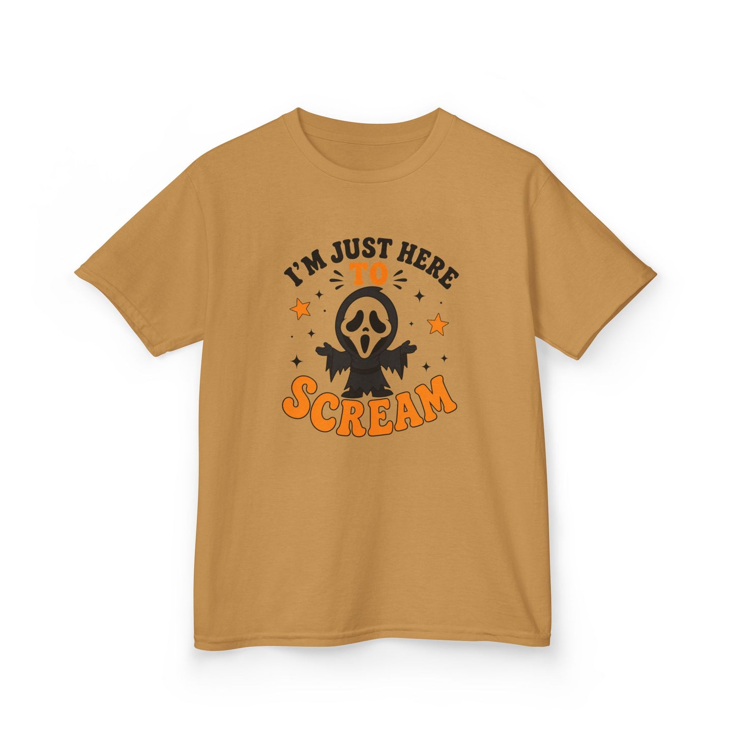 I'm Just Here to Scream Kids Shirt