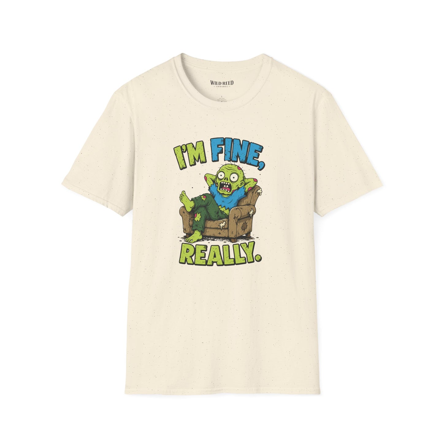 I’m Fine Really Funny Zombie Graphic Tee