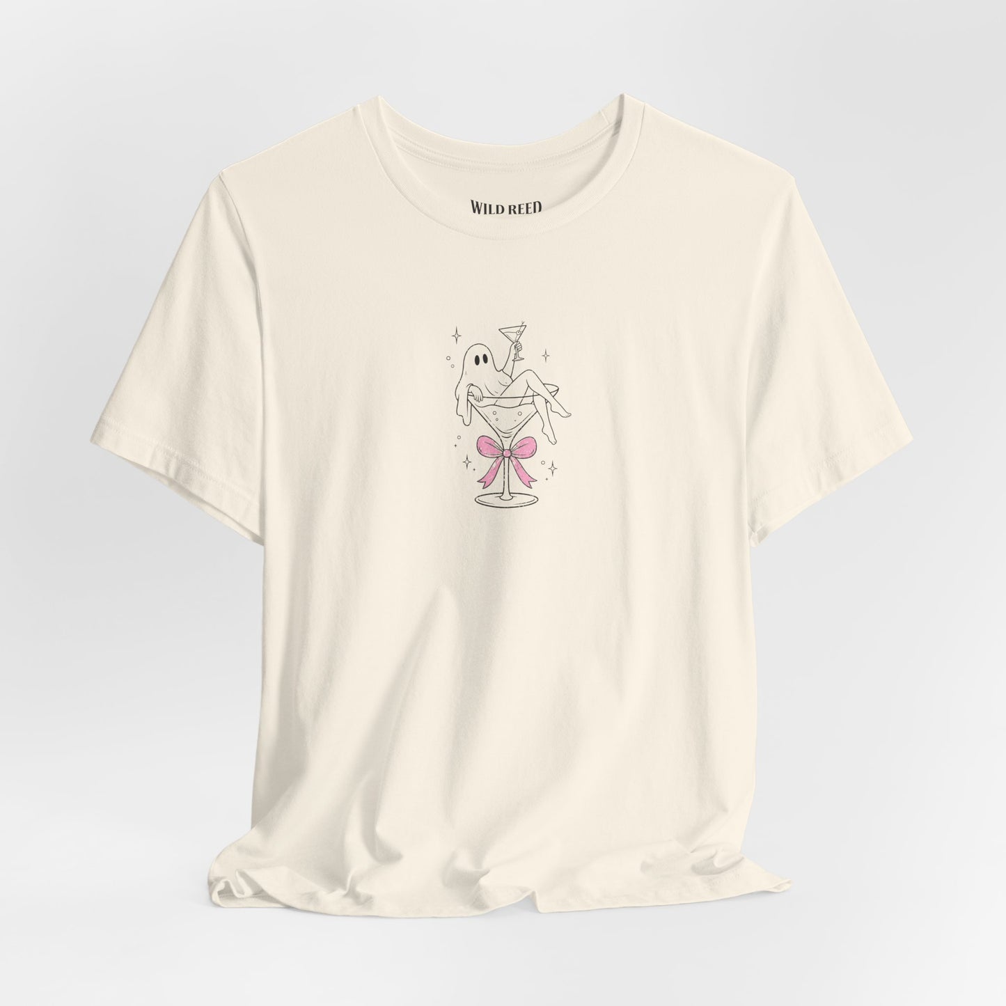 Martini Ghost T-Shirt – Cute Halloween Cocktail Graphic Tee