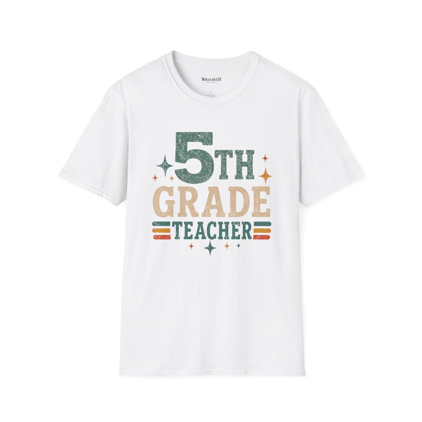 5th Grade Teacher Shirt, Retro Teacher Tee, Fifth Grade Shirt, Back to School Shirt, Teacher Gift, Classroom Shirt, Educator Tee